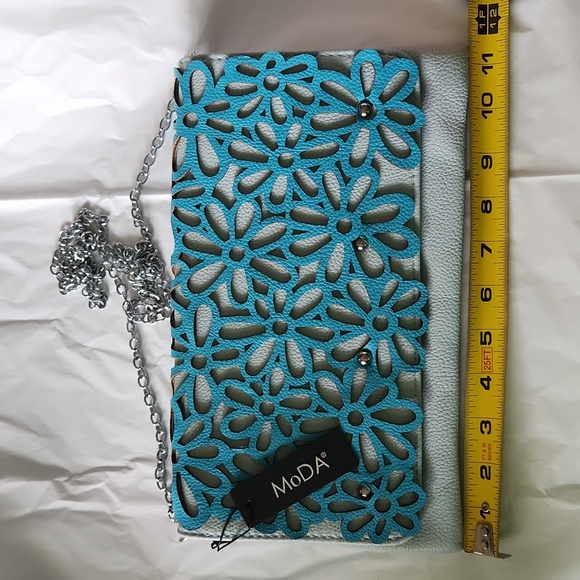 MoDa New York Handbags - Moda Tiffany Blue New York Daisy Bag